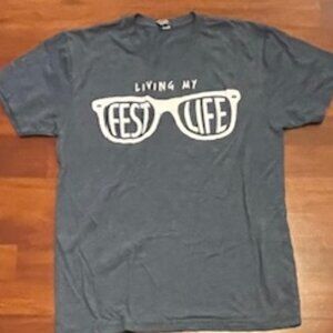 Living My Fest Life Blueish Grey